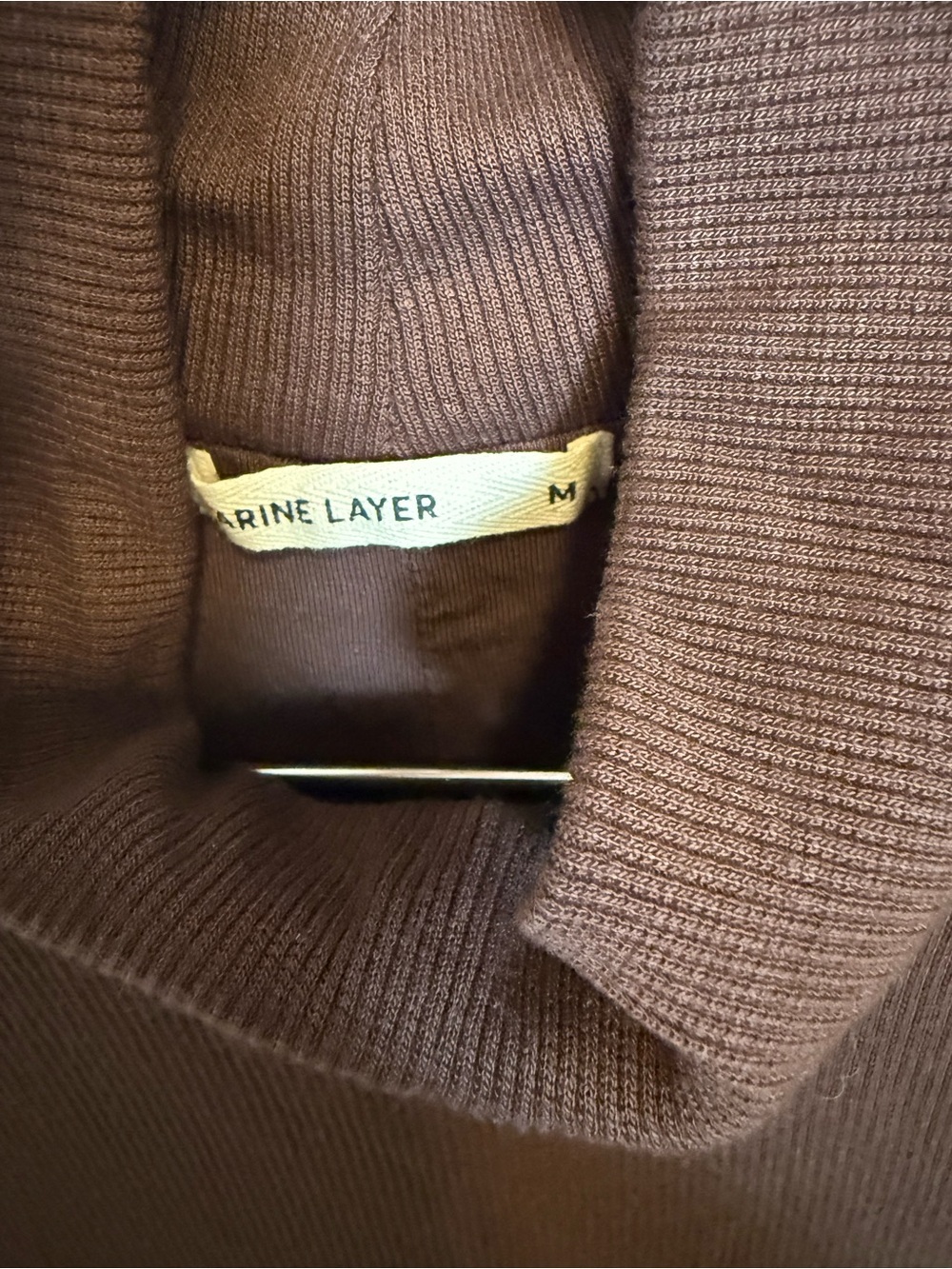 Marine Layer Knit Brown Maxi Midi Dress - Picture 4 of 4